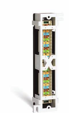 Craft-friendly design features include terminations for either T568A or T568B wiring schemes. These panels now include integrated label holders with clear label covers and white paper labels.