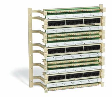 C O P P E R S O L U T I O N S 110 Solutions Jack Panels Uniprise 110 Jack Panels are a convenient way to interface between 110-type wiring and RJ45 data jacks.