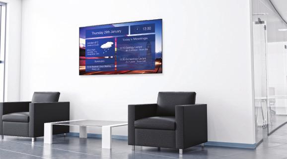 Bring the incredible depth and quality of 4K resolution to your business Ideal for: Corporate presentation Digital signage Video conferencing