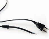 includes various types of cables: - Patch cables (copper) - Fiber