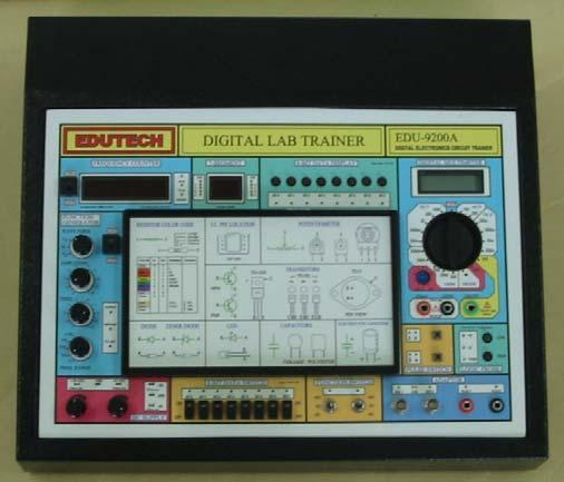 UCTECH DIGITAL LAB TRAINER (DIGITAL ELECTRONICS LAB BASE UNIT) FEATURES UC-9200A Built-in Digital Multimeter Built-in Function Generator Built-in 1MHz Frequency Counter Built-in Logic Probe Built-in