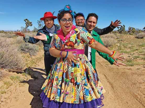 Photo Humberto Howard La Santa Cecilia Thursday, October 5, 7:30 pm The Auditorium, Hadley Stage La Santa Cecilia, named for the patron saint of musicians, was blessed with the Grammy for Best Latin