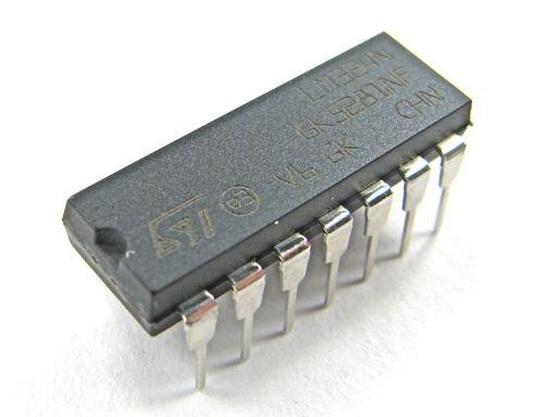 Step 10. Add Integrated Circuits Part #11 is an LM324 quad op-amp: a type of integrated circuit ( chip ). It sits in a socket on the circuit board.