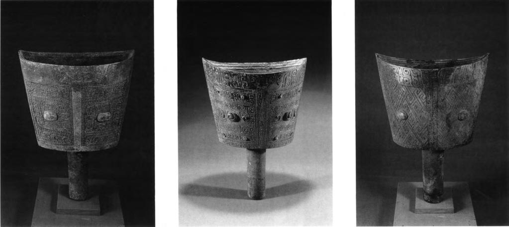 THE PREHISTORY OF CHINESE MUSIC THEORY 77 Figure 26. Three bells of the type nao from a tomb at Jiangxi Xin gan Dayangzhou.