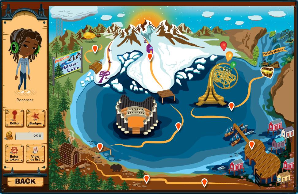 Step 5 - Glacier Lake Copyback 2 still using a B but more complicated now check for sound quality and posture How to play A brief recap Drive listen and then play, can the children play this from