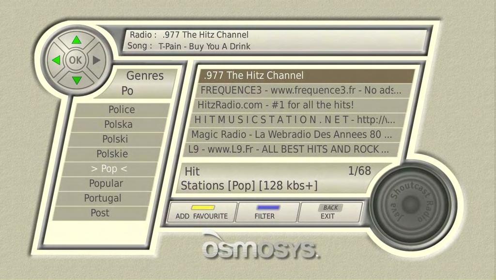 9-Nov-07 Osmosys - Internet Radio on STB