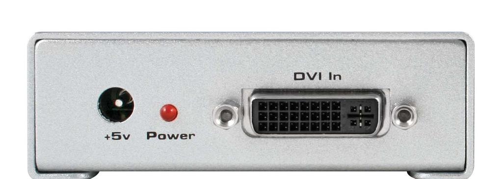 supply DVI input connects to DVI source