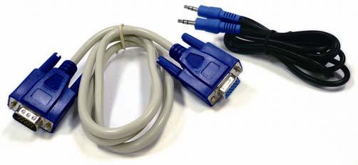 Jack RJ-45 AV Output Cable and Accessories 3-in-1 AVU cable for AVE-301T VGA cable 1M &