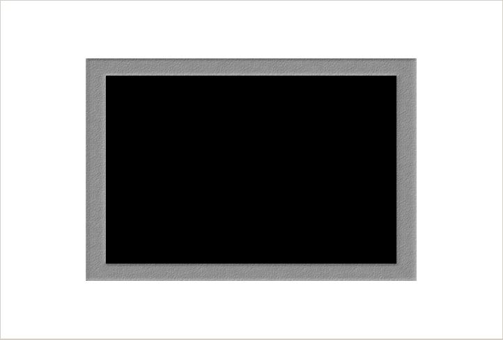 Foregroud video displays through the black area ad backgroud video displays through the white area.