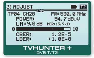 TV HUNTER+ Digital Terrestrial Television Hunter for DVB-T2 The TVHUNTER has become a widely popular tool for DVB-T antenna alignment.