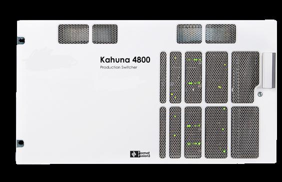 Kahuna 4800 Production Switcher with up to 4 M/Es and 16 keyers Kahuna 4800 is a hugely capable, and well-engineered entry-level production switcher.