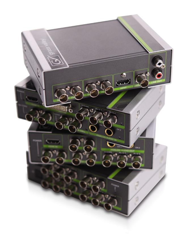 Preliminary Information ADVC G-Series Multi-Purpose Digital Video Converters The G-Series of affordable, multi-purpose digital video converters are at the leading edge of technology, and the latest