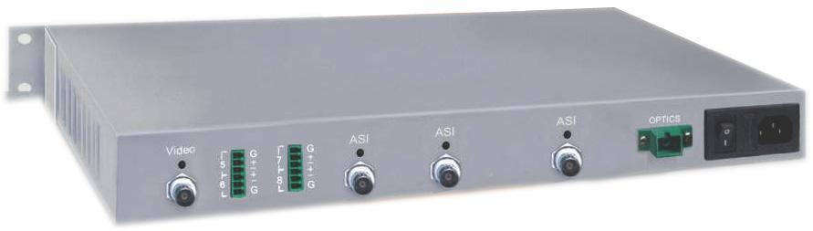CWDM multiplexer Video / Audio / ASI Fiber