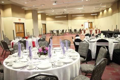 Nine rooms make up 17,000 square feet of conference and catering space that are equipped with everything from screens