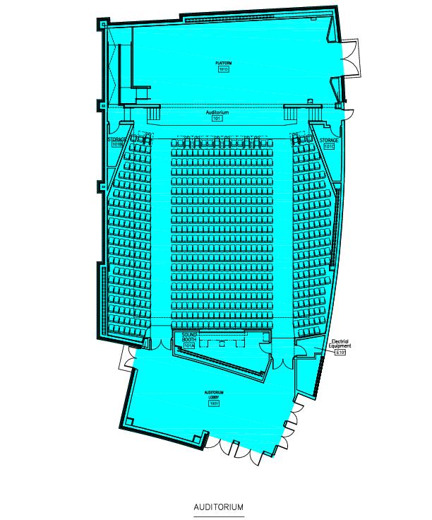 AUXILIARY SPACE TORETTI AUDITORIUM The Toretti Auditorium is an 8,500 square foot, 630