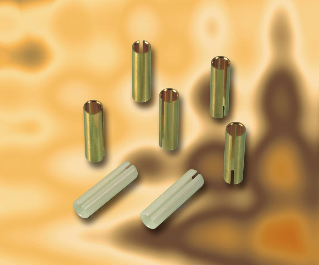Connector Parts P-SV SLEEVES Features: Low insertion loss Easy to handle Environmentally stable Applications: Telecommunications Local area network Fiber to the home Fiber optic sensors Testing