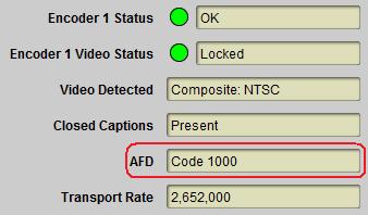 Note that it is possible for the encoder to be receiving closed caption data that is empty (without actual captions). These will be reported as Present.