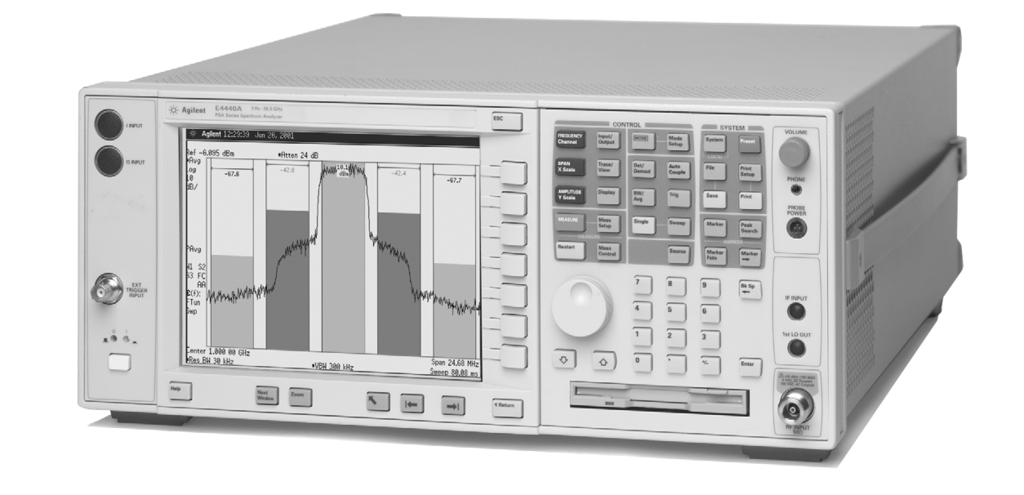 Agilent PSA Series Spectrum Analyzers Data Sheet E4443A E4445A E4440A E4446A E4448A 3 Hz to 6.7 GHz 3 Hz to 13.2 GHz 3 Hz to 26.