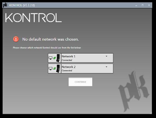(Router operation checklist continued) 5. Start Kontrol application a. Powered on modules should appear on the Kontrol workspace (see Troubleshooting section if not all modules appear) 6.