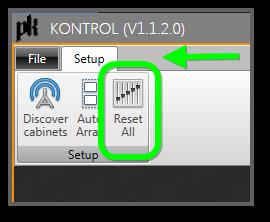 Figure 5 - Kontrol Workspace When loudspeaker modules are discovered, a virtual representation will appear in the Kontrol workspace. 3.