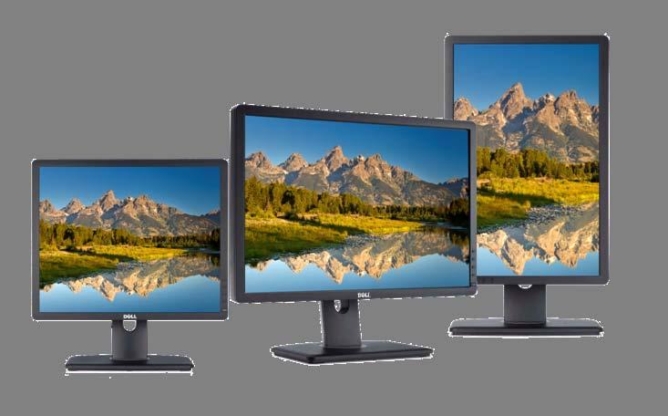 Tech specs call out Dell Professional P1913 48cm (19 ) Monitor with LED 19-inch wide (48cm) VIS High definition, 1440 x 900 at 60 Hz Height adjustable (130mm), tilt, pivot, swivel High color gamut of