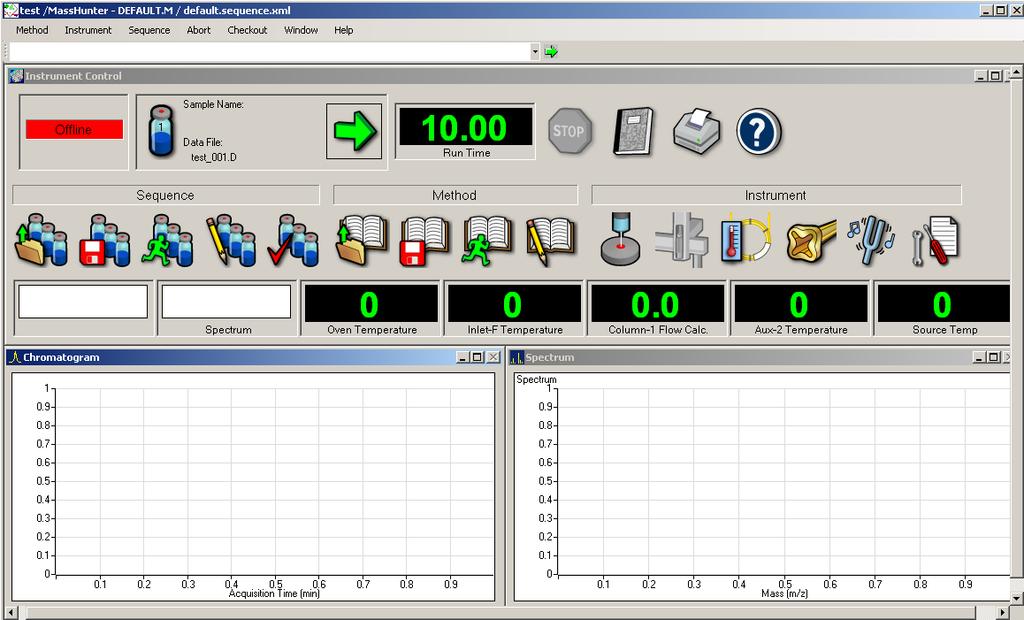 Agilent MassHunter Workstation Software Instrument Control for the 7000