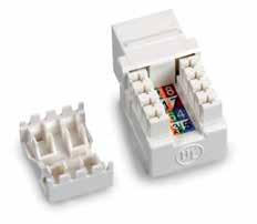 Cat-6 Tooled Keystone Jack Module The Infilink eight-position modular jack offers enhanced performance at both component and channel levels.