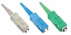 Connectors are used to connect equipment and cables, or to cross-connect cables within a system. The basic connector unit is a connector assembly.