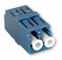 Fiber Optic Adapters Infilink full line of LC, SC, and APC couplers feature tightly toleranced slots to assure proper orientation of mated connectors.