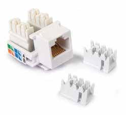 Cat-5e Keystone Jack Module The affordable and high performance keystone jacks for home and office use that require a termination tool The Infilink eight-position modular jack offers enhanced