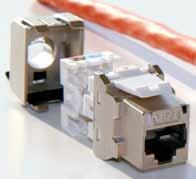 Easy Crimp System Category 6 A Die-cast shielded jack CAT 6A die-cast shielded CCS RJ45 jack for transmission channels of Class E A.