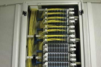 If the patch cords are thin single fibre cords or zipcords, it is recommendable to place them to e.g. fibre optic shelfs that have been developed for these purposes. 6.