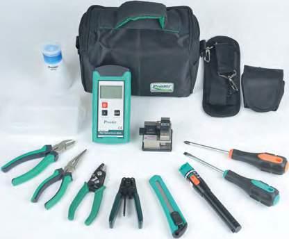 PK-9456 FTTH Fiber Optic Tool Kit This tool kit is designed for especially used in the FTTH installation, it is simple, convenient and economic.