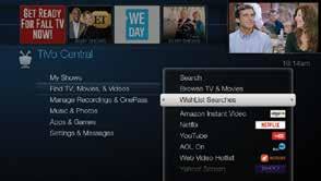 Check out Vewd App store, where you ll find tons of Apps to explore and enjoy on your TiVo box. Popular Apps like AccuWeather, Facebook and more are available with Vewd.