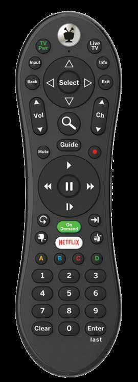 TiVo Remote. 1. TiVo Central The TiVo Button takes you to the home screen. Press it twice to get your My Shows list from any other screen. 2. If programmed, TV PWR turns your TV on or off.