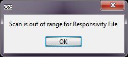 64 Figure 84: Out of Range Error Message 15.4 SETTINGS OR FILE NAME NOT SAVED Upon exiting TracQ Basic, a prompt appears asking if the software settings should be saved. Select Yes.