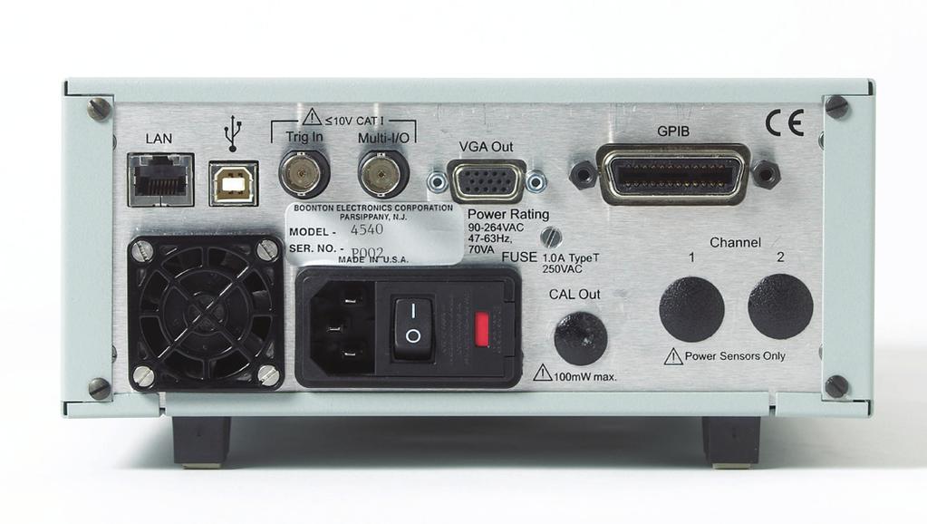 Below are the details of the configuration for each interface. USB Configurations The 4540 USB interface is configured automatically by the host computer when the instrument is connected.