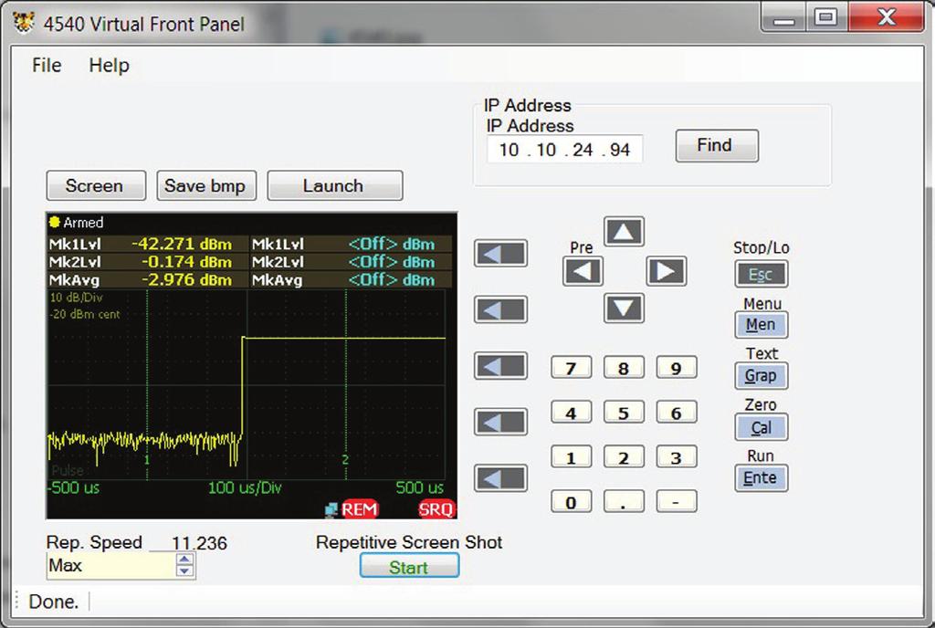 Each VI corresponds to a programmable operation, such as configuring, reading from, writing to, and triggering an instrument. Below is an example of pulse signal measurement by using LabVIEW software.