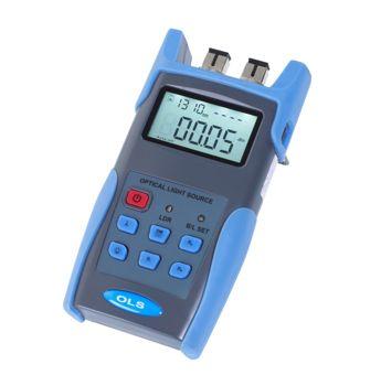 Optical Light Source OLS 103 Fibre optical light source / transmitter for easy testing of optical network structures Hand held Auto power off Backlight LCD display Self calibration Tone generator