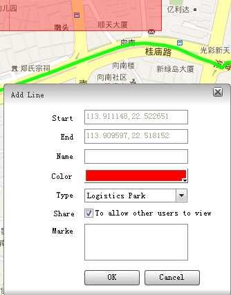 User can input the plate number, start time and stop time, park time, step distance, distance in the control panel.