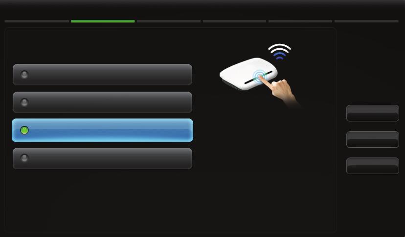Basic Features Network Settings (Manual) Use the Manual Network Setup when connecting your TV to a network that requires a Static IP address.
