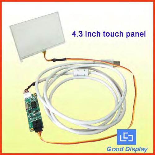 The accessory kit (Option): 4.3inch Touch Panel with USB port driver USB cable RS232 cable 6.