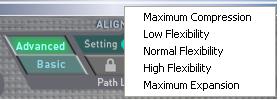 L) Use f Alignment Settings In additin t selecting which Alignment algrithm t use, the user has cntrl ver the internal Settings, which greatly affect hw the alignment perfrms.