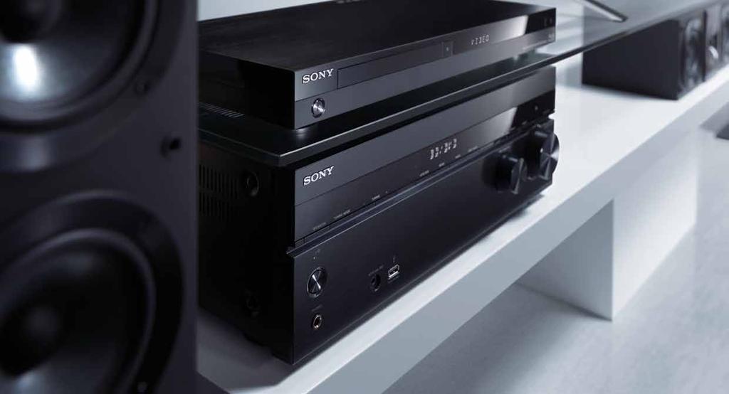 THE ELEVATED STANDARD SONY ES RECEIVERS BREATHTAKING THEATER SOUND RIGHT AT HOME Sony ES Series home theater receivers are the perfect center for your home entertainment