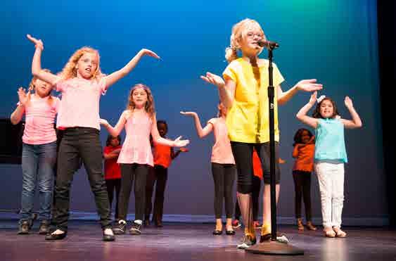 MUSICAL THEATER WEEK June 4 8 9 a.m. 4 p.m. ages 6 9 A form of theatrical performance, musical theater combines song, spoken dialogue, acting and dance to tell a story.