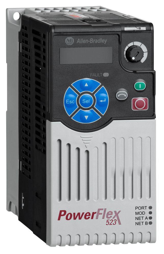PowerFlex 523 PowerFlex 523 AC drives are designed to help reduce installation and configuration time with an innovative modular design while providing just enough control for your application.