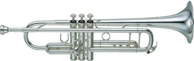 Unlike the cornet, you would not be able to use a bugle on trumpet parts in your band.