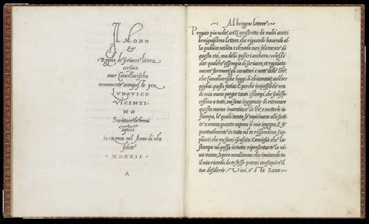 Lodovico degli Arrighi, pages from La operina da