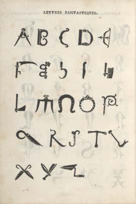 Geoffroy Tory Champ Fleury Pictorial forms used to create an alphabet.