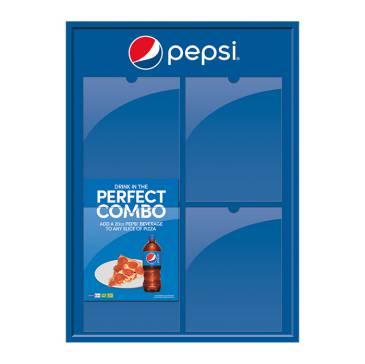 50 (127808-PEPSI-1) Changeable Aisle Stand $289.